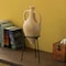 Uniquewise Antique Roman Style Pointed Amphora Vase on Metal Tripod Stand QI003919 - alternate 2